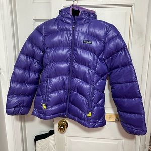 Patagonia girls down puffer jacket